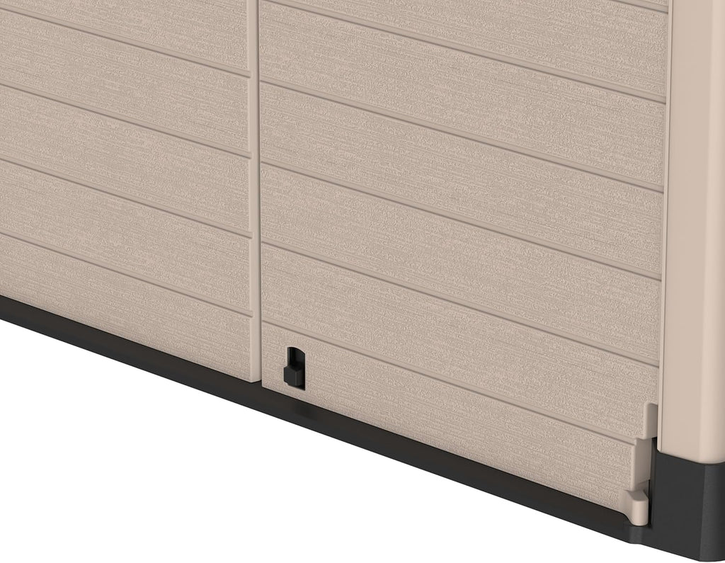 Duramax StoreAway 1200L Plastic Garden Shed/ Flat Lid, Outdoor Storage Shed, Wheelie Bin Hideaways, Wheelie bin box, Durable Construction, Ideal fo...