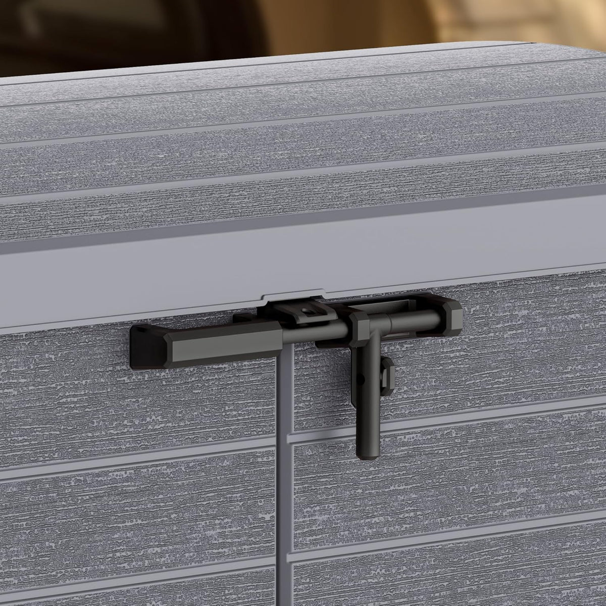 Duramax StoreAway 1200L Plastic Garden Shed/ Flat Lid, Outdoor Storage Shed, Wheelie Bin Hideaways, Wheelie bin box, Durable Construction, Ideal fo...