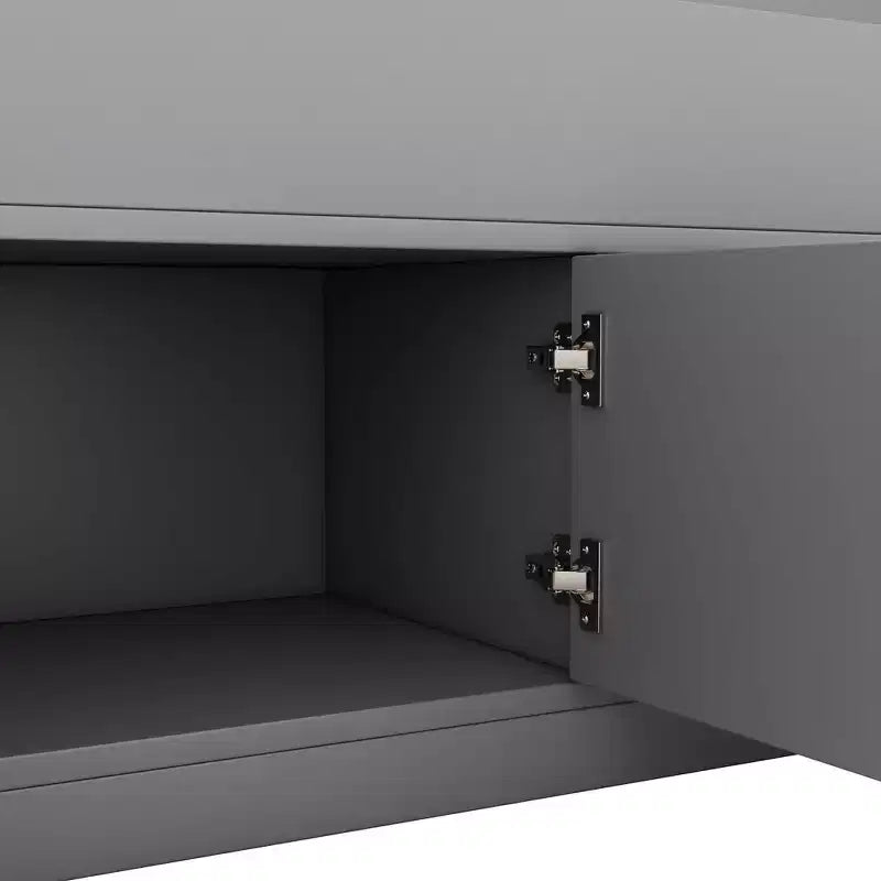 Cadre de lit plateforme simple capitaine avec bibliothèques de rangement, étagères, armoire et 4 tiroirs