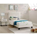 Findlay 2-Piece Bedroom Set, Plush 3D Upholstered Bed with Nightstand
