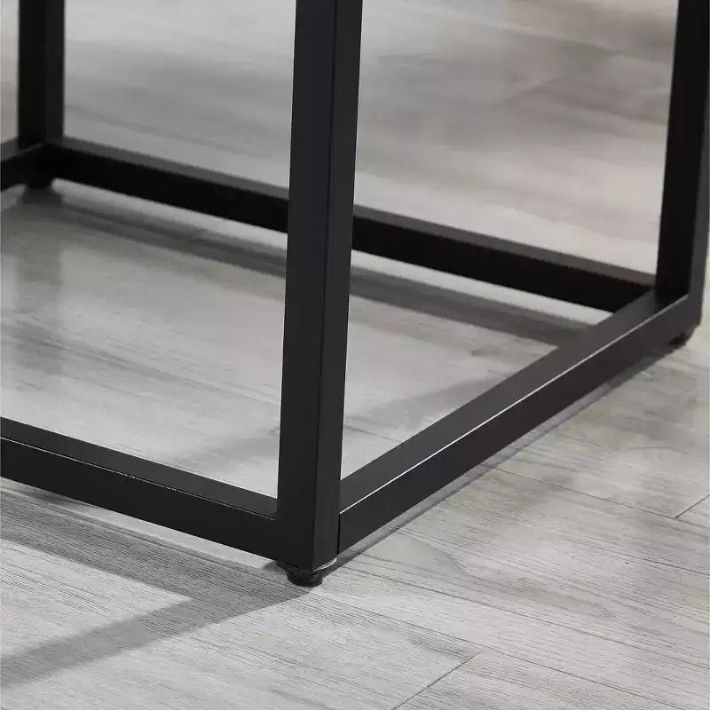 Ensemble de chambre 2 pièces, lit tapissé 3D en peluche avec table de chevet