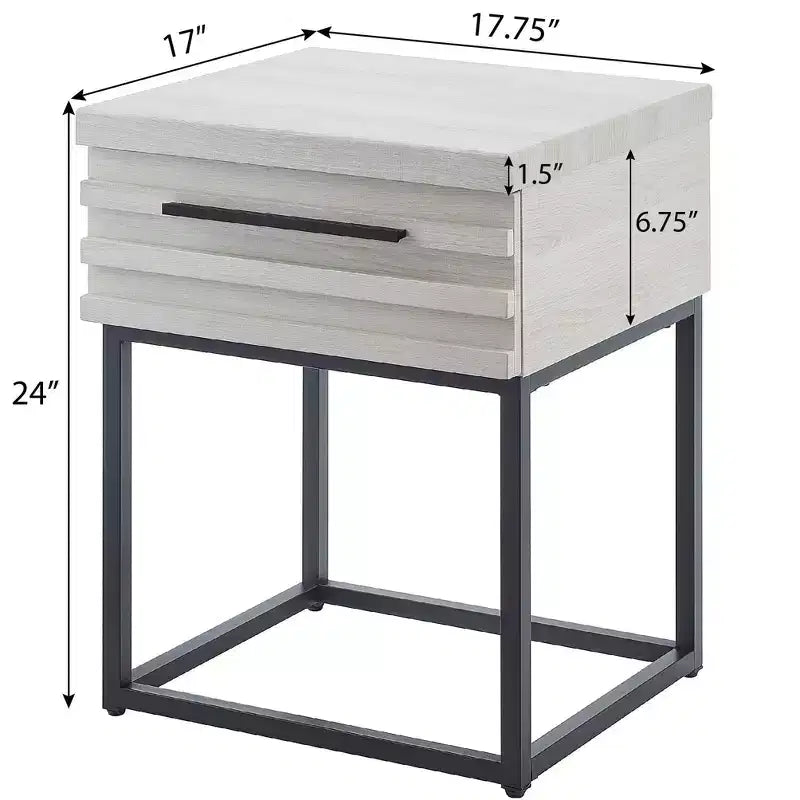 Ensemble de chambre 2 pièces, lit tapissé 3D en peluche avec table de chevet