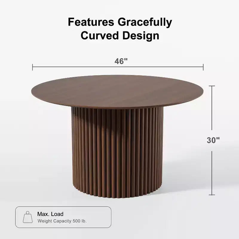 Table de salle à manger en bois massif