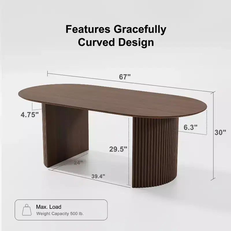 Table de salle à manger en bois massif