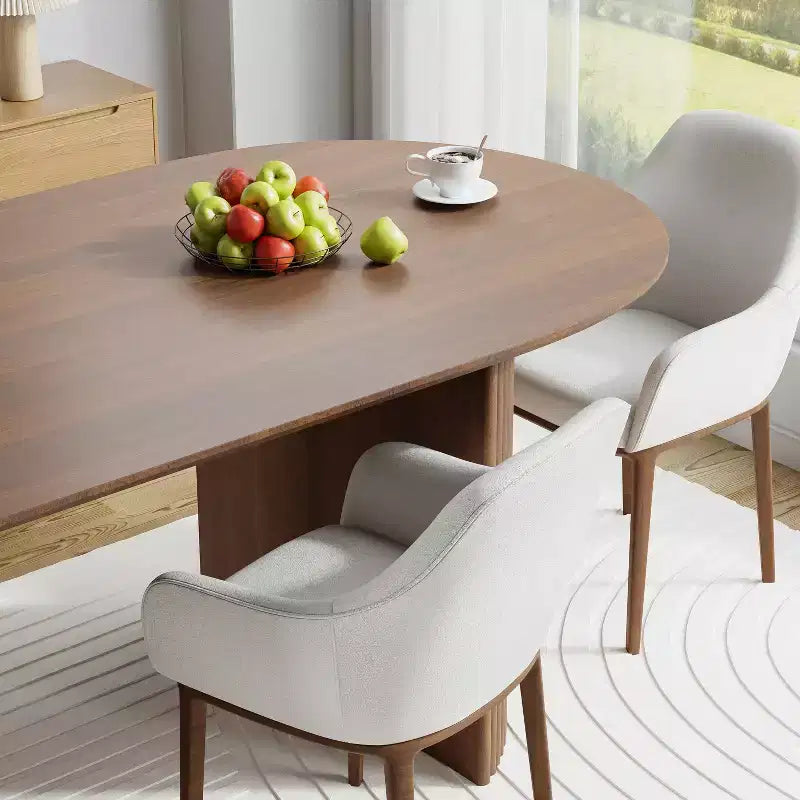 Table de salle à manger en bois massif