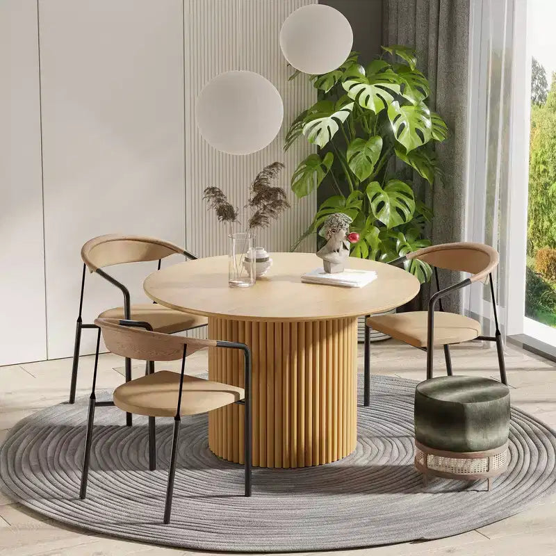 Table de salle à manger en bois massif