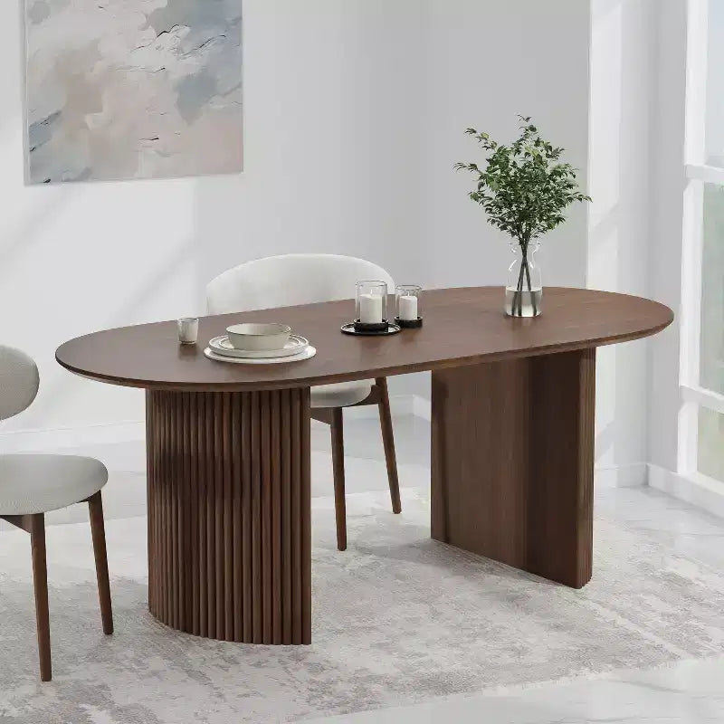 Table de salle à manger en bois massif