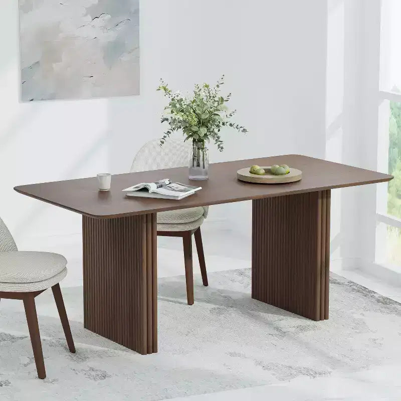Table de salle à manger en bois massif