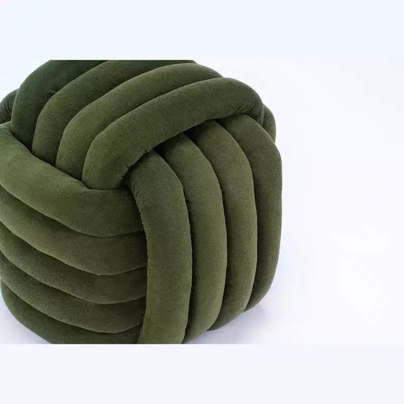 Poufs Repose-pieds Ottomans de 19 po, Tabourets de Maquillage en Chenille Motif Nœud pour Salon, Chambre à Coucher