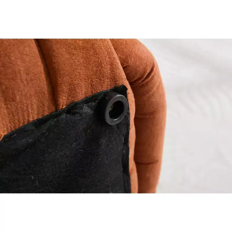 Poufs Repose-pieds Ottomans de 19 po, Tabourets de Maquillage en Chenille Motif Nœud pour Salon, Chambre à Coucher