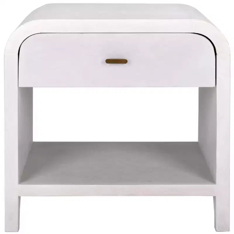 Birkin 1 Drawer 1 Shelf Nightstand - NST6613 - White Washed - Safavieh