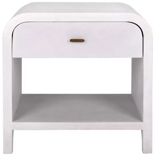 Birkin 1 Drawer 1 Shelf Nightstand - NST6613 - White Washed - Safavieh