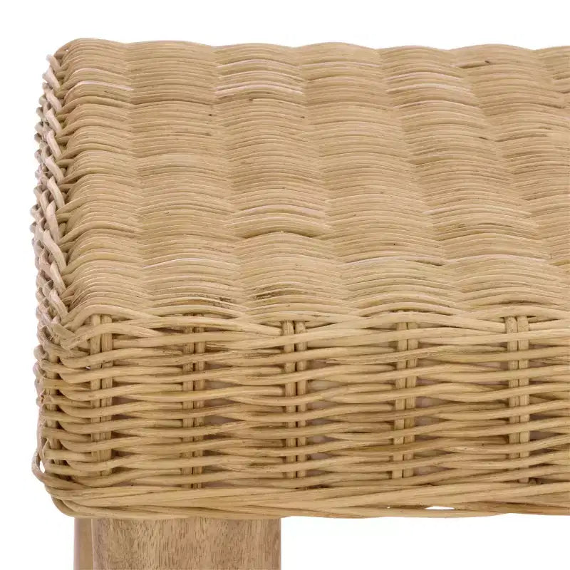 Table d'appoint tissée naturelle