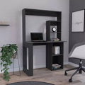 TUYOHW 38.8 Computer Desk,Writing Desk with Hutch and 5 Storage Shelves,Expansive Desktop,Modern Workstation for Laptop,Office,Bedroom,Study