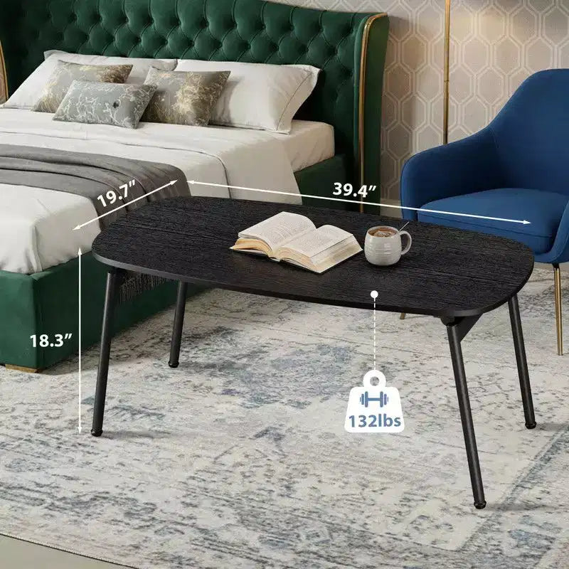 Table basse pliante/table d'appoint sans rangement pour le salon