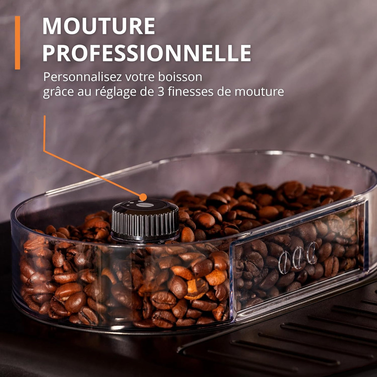 Krups Machine à café grain, 1,7 L, 2 tasses en simultané, Nettoyage automatique, Buse vapeur pour Cappuccino, Cafetière espresso, Essential noire Y...