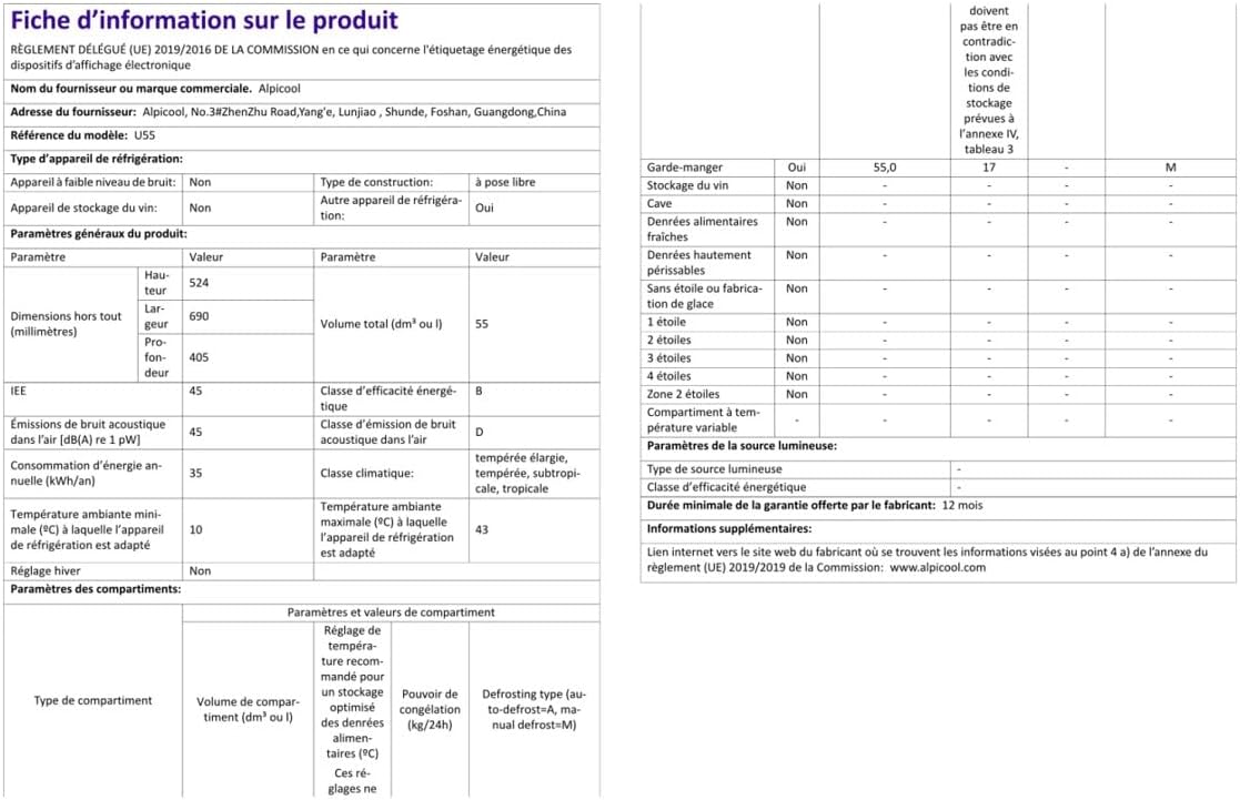 AAOBOSI 45L Glacière à Compresseur, Glaciere Électrique -20℃ à 20℃, Frigo Camion APP&Bouton Contrôle, 12/24V DC et 100-240V AC Glaciere Camping Pou...