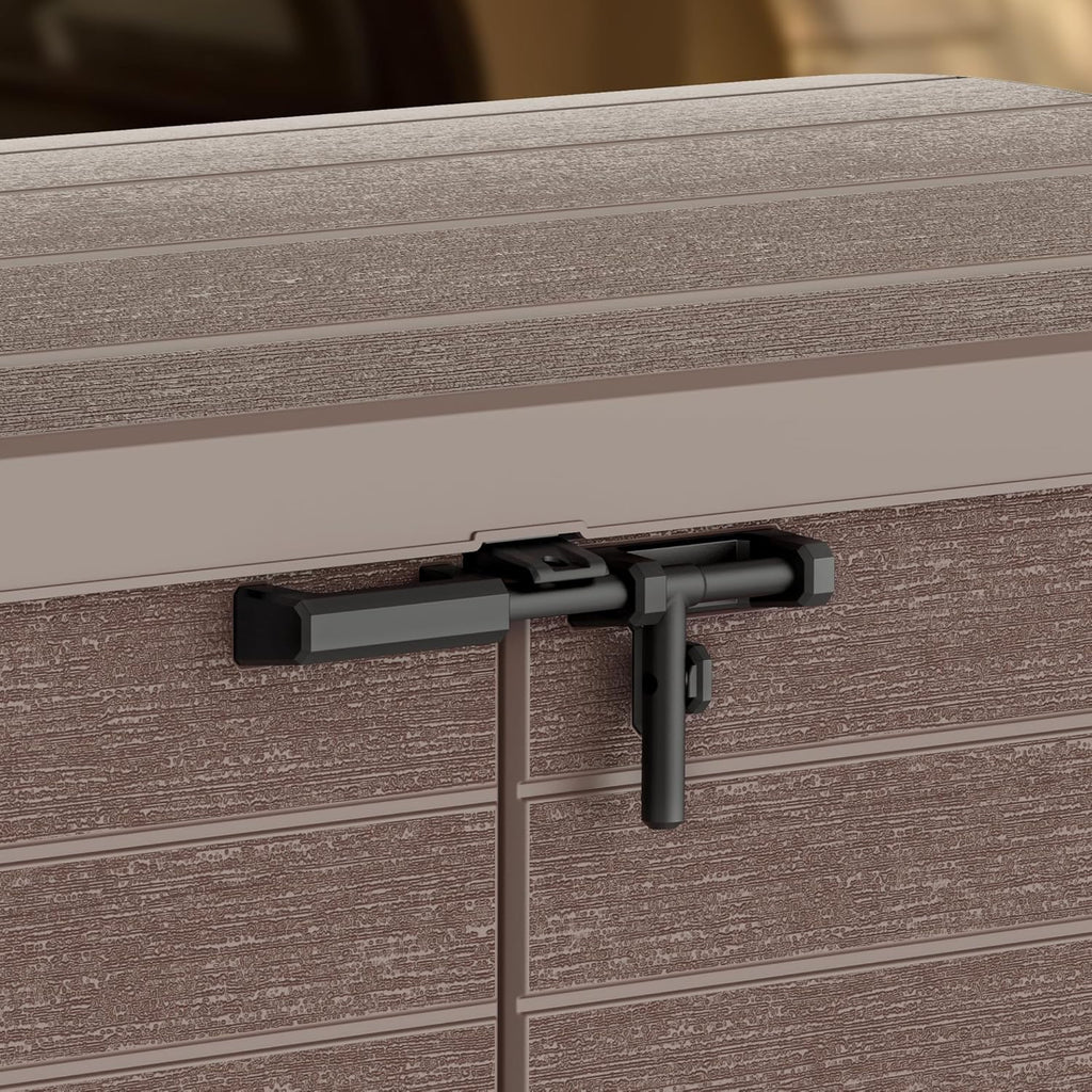 Duramax StoreAway 1200L Plastic Garden Shed/ Flat Lid, Outdoor Storage Shed, Wheelie Bin Hideaways, Wheelie bin box, Durable Construction, Ideal fo...