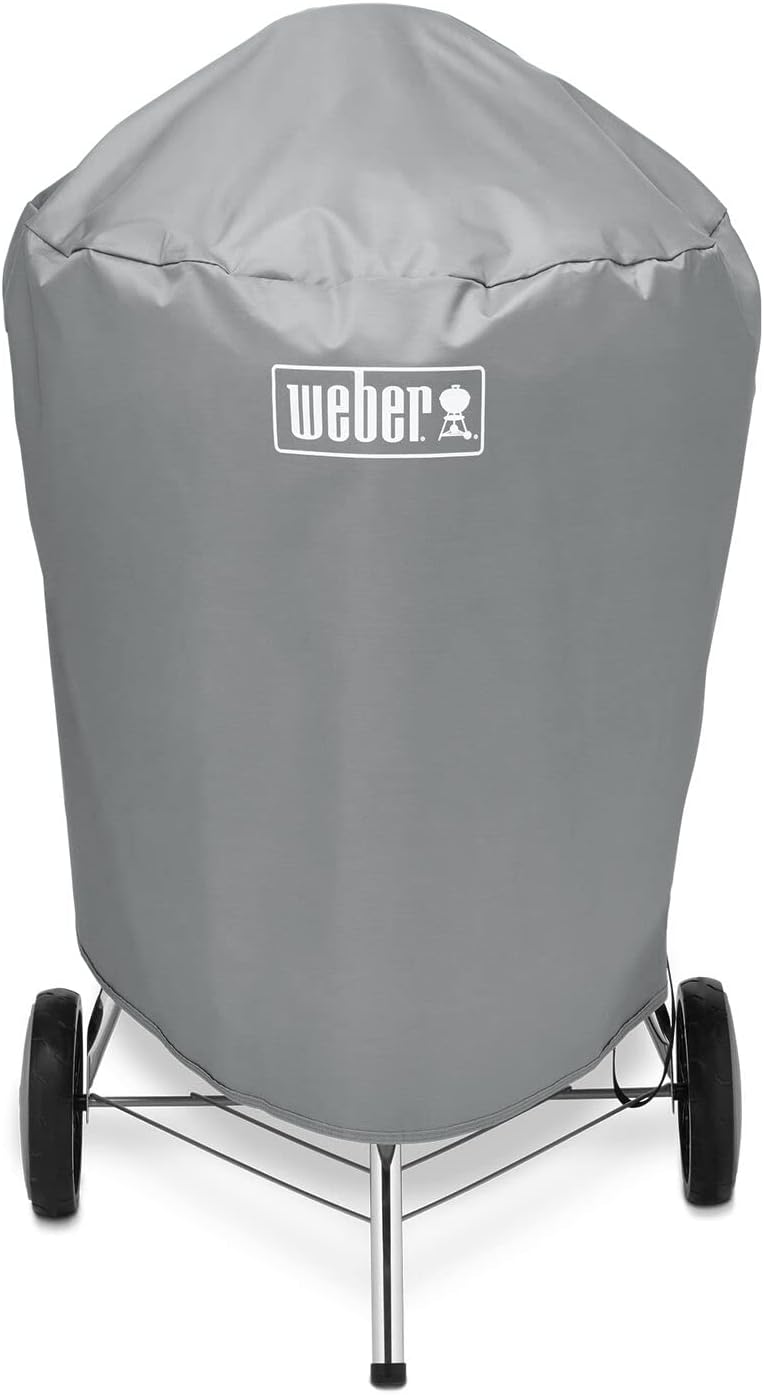 Weber Classic Kettle barbecue au charbon de bois, surface de cuisson Ø 57cm, barbecue avec couvercle et cuve en acier emaillé, thermomètre intégré...