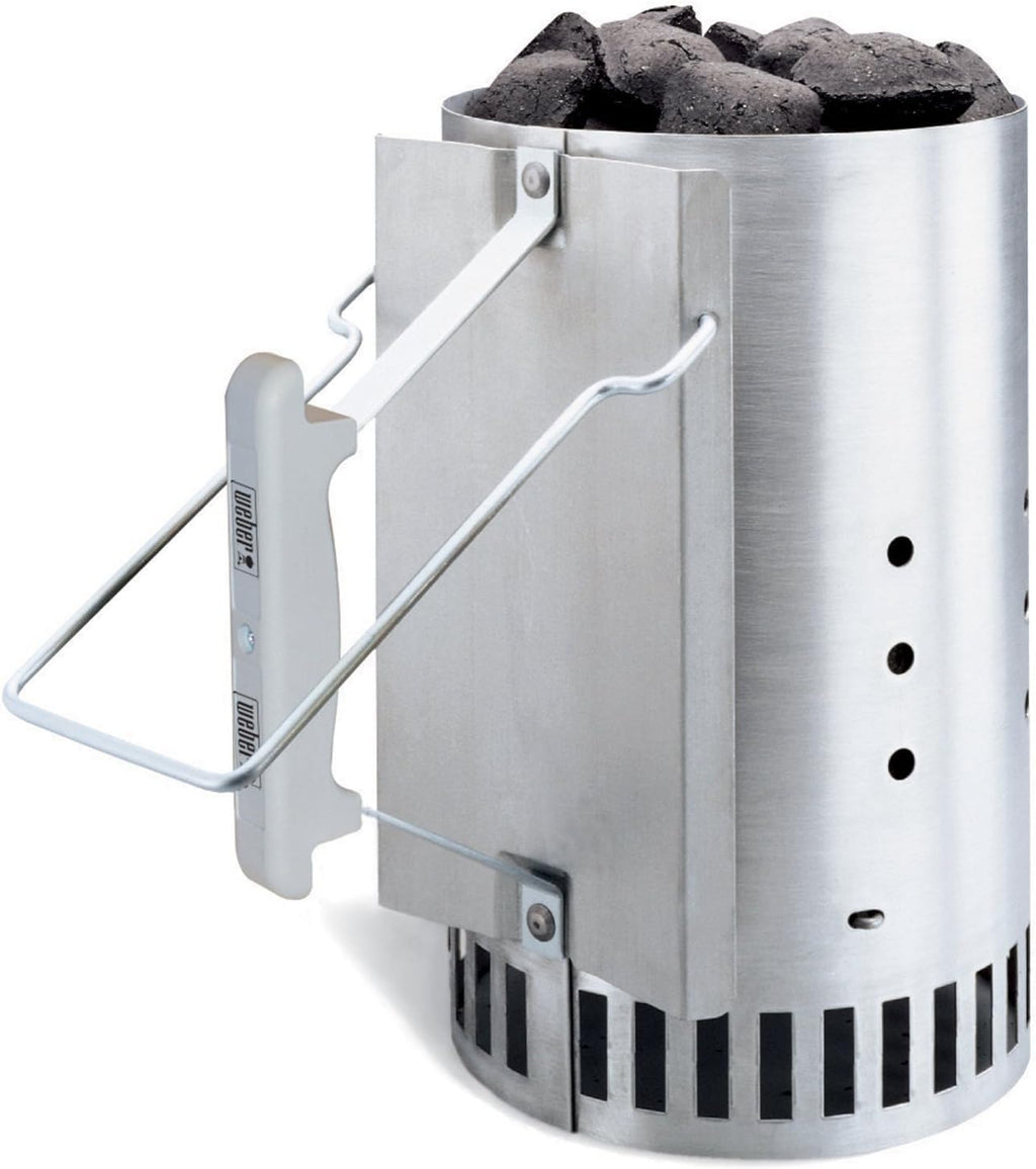 Weber Classic Kettle barbecue au charbon de bois, surface de cuisson Ø 57cm, barbecue avec couvercle et cuve en acier emaillé, thermomètre intégré...
