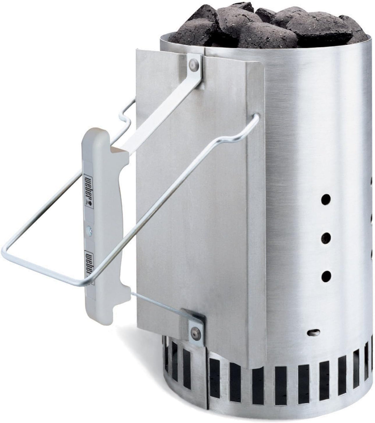 Weber Classic Kettle barbecue au charbon de bois, surface de cuisson Ø 57cm, barbecue avec couvercle et cuve en acier emaillé, thermomètre intégré...