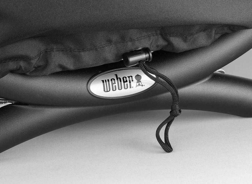 Weber Q1400 Barbecue électrique, surface de cuisson 43 x 32 cm, nomade, grille en fonte émaillée divisée en 2 parties, couvercle et cuve en fonte d...