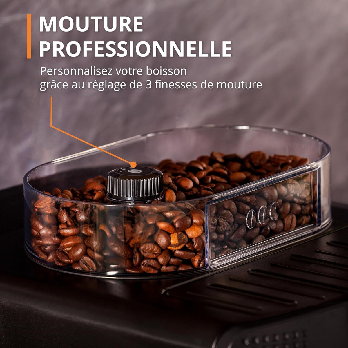 Krups Machine à café grain, 1,7 L, 2 tasses en simultané, Nettoyage automatique, Buse vapeur pour Cappuccino, Cafetière espresso, Essential noire Y...