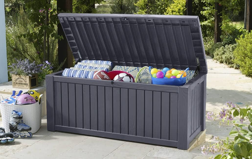 KETER Coffre de rangement extérieur ROCKWOOD - 570 litres