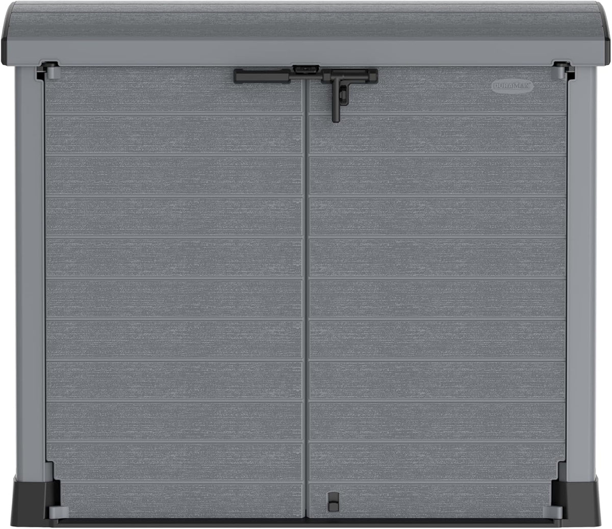 Duramax StoreAway 1200L Plastic Garden Shed/ Flat Lid, Outdoor Storage Shed, Wheelie Bin Hideaways, Wheelie bin box, Durable Construction, Ideal fo...