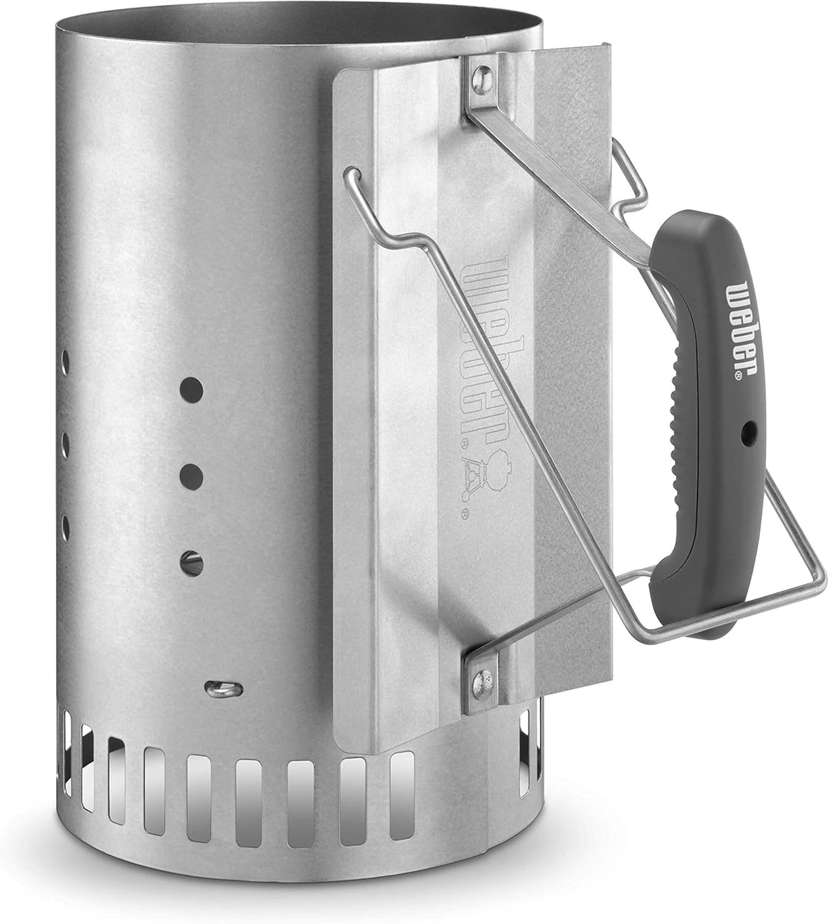 Weber Classic Kettle barbecue au charbon de bois, surface de cuisson Ø 57cm, barbecue avec couvercle et cuve en acier emaillé, thermomètre intégré...