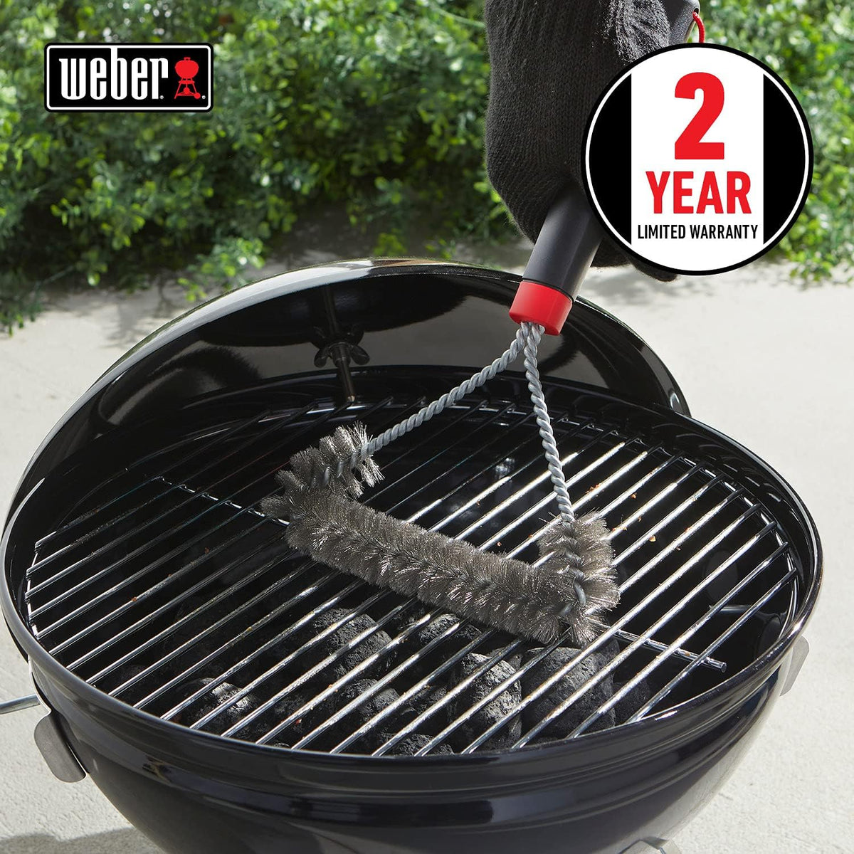 Weber Q1400 Barbecue électrique, surface de cuisson 43 x 32 cm, nomade, grille en fonte émaillée divisée en 2 parties, couvercle et cuve en fonte d...