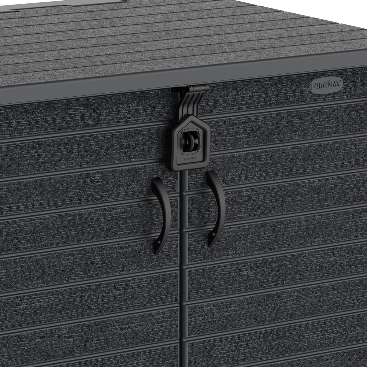 Duramax StoreAway 1200L Plastic Garden Shed/ Flat Lid, Outdoor Storage Shed, Wheelie Bin Hideaways, Wheelie bin box, Durable Construction, Ideal fo...