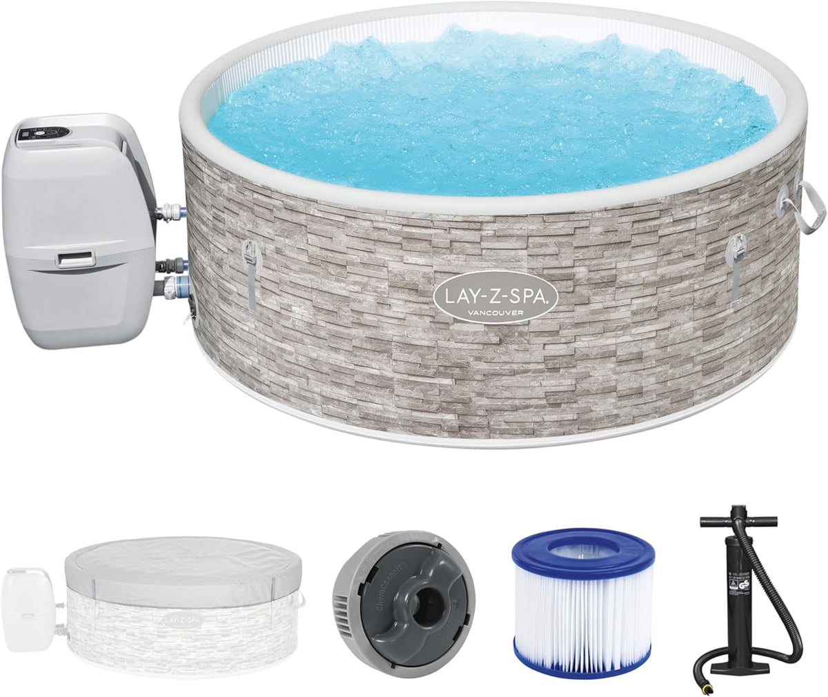 Spa gonflable rond BESTWAY Lay-Z-Spa® Miami Airjet™ 2 - 4 personnes